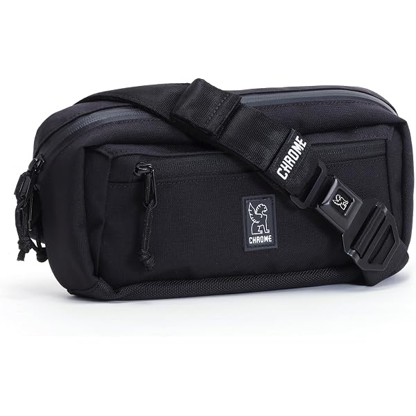 Amazon | [クローム] ボディバッグ ZIPTOP WAISTPACK 2.4L 撥水 BLACK
